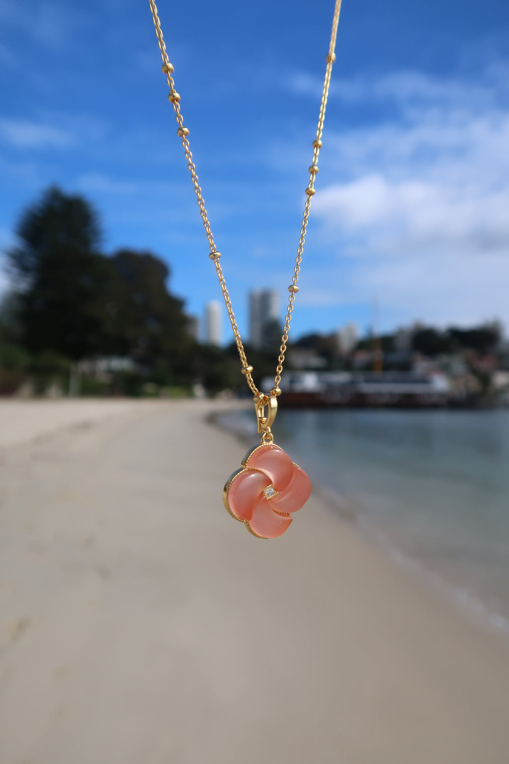 Blush Petal Pendant