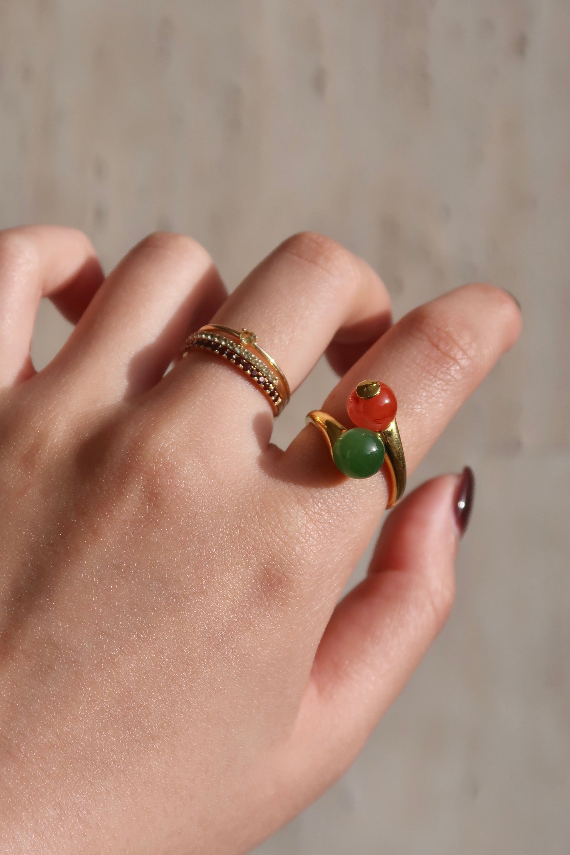 Dual Jade Ring
