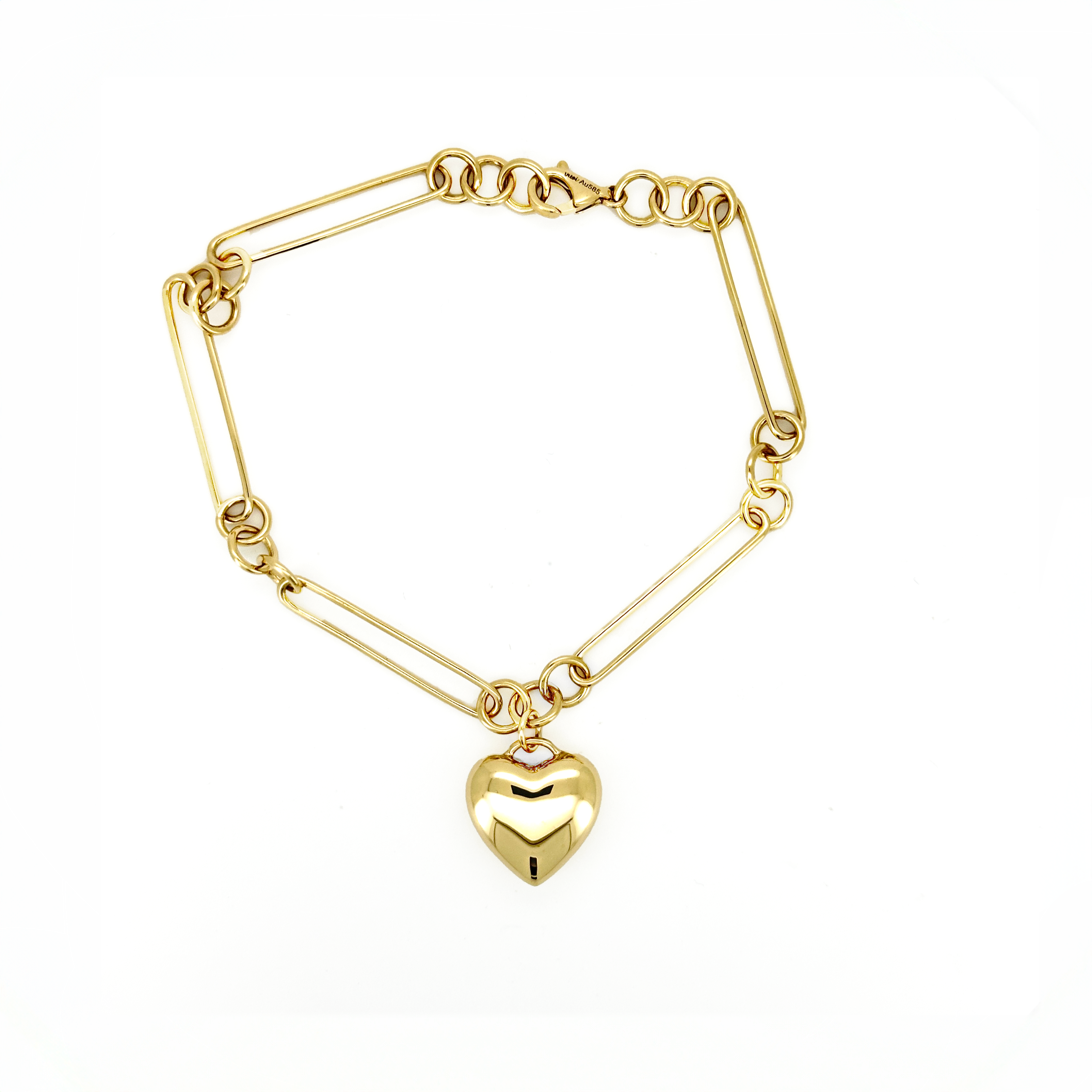 Eternal Love Bracelet in Solid Gold