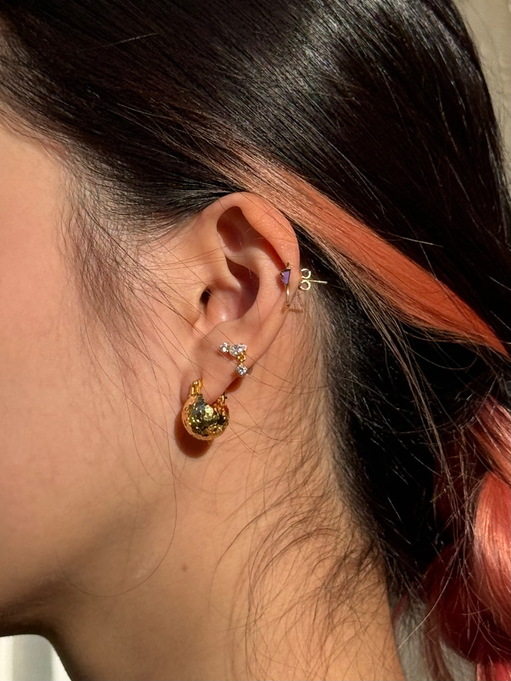 Aurora Disc Drop Earrings