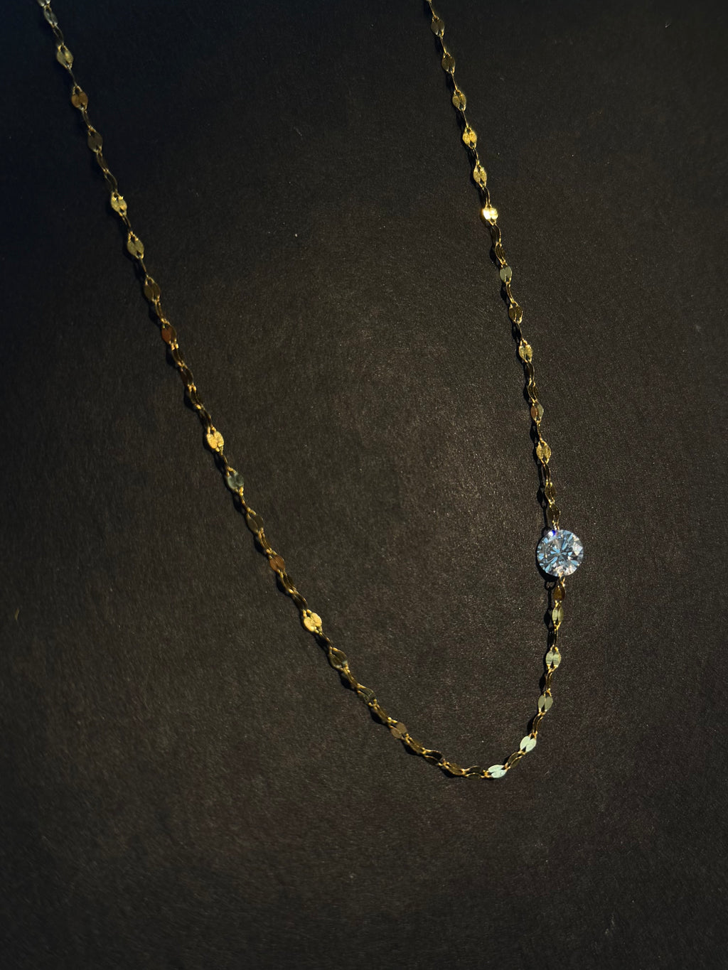 Ripple Diamond Necklace