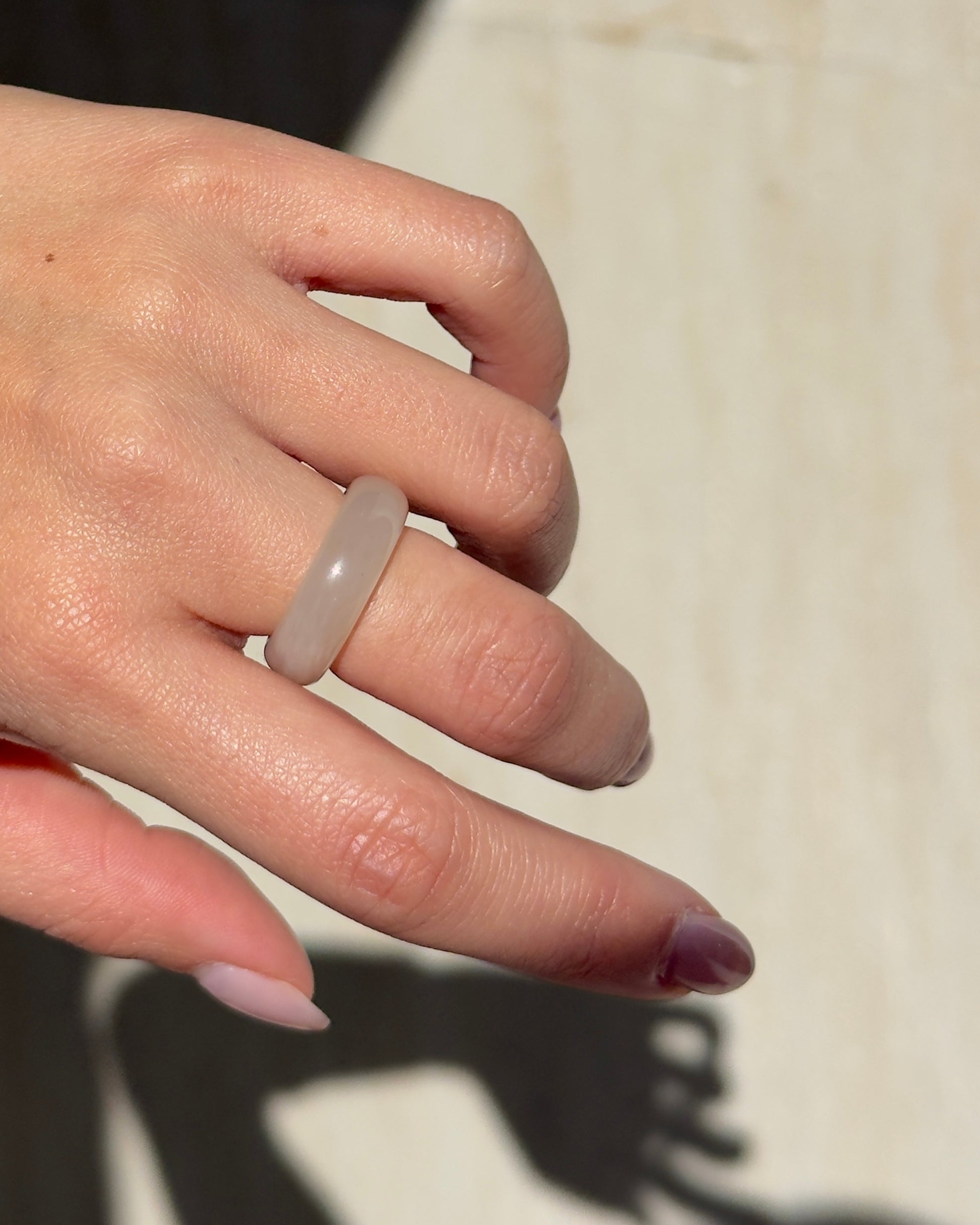 Lait Jade Ring
