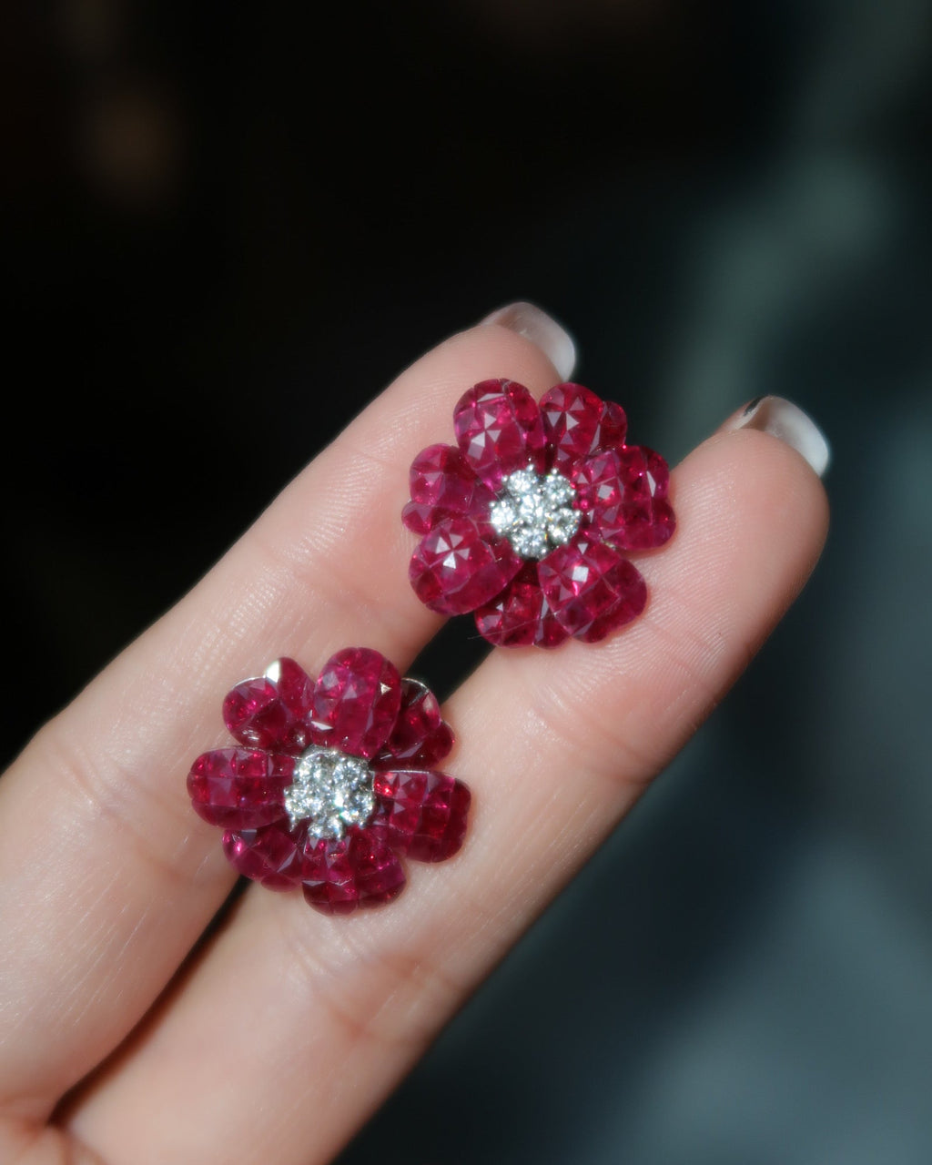 Braise Ruby Earrings