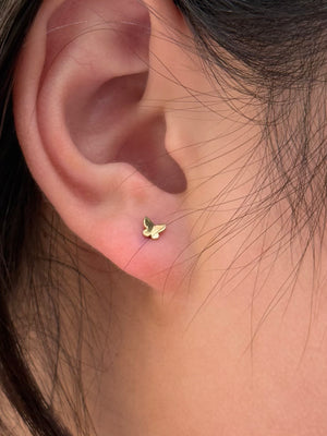 Lélia Butterfly Flatback Earring