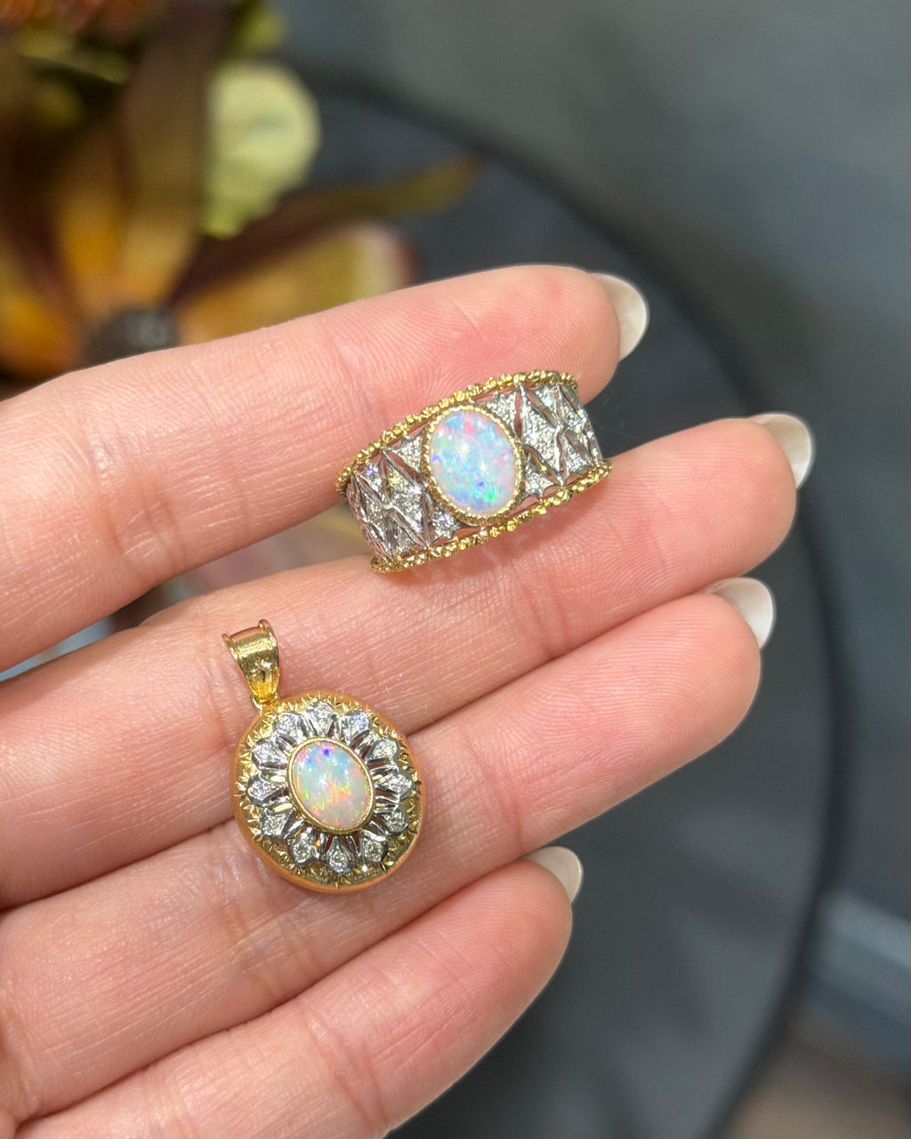Rosace Opal Ring