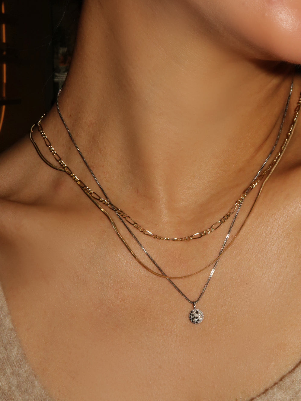 Yin Yang Diamond Necklace