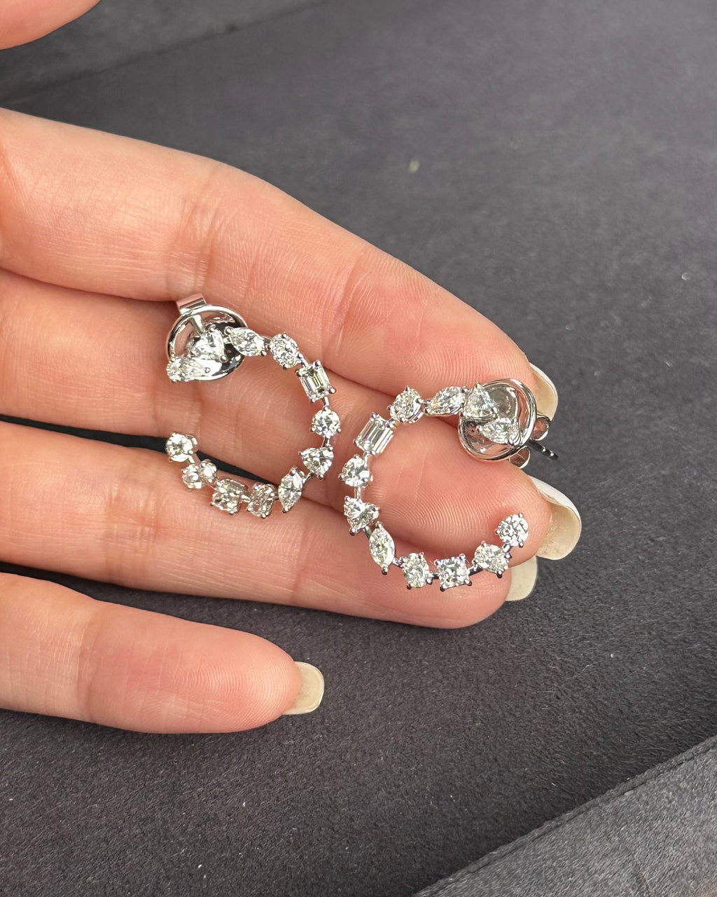 Mosaïque Diamond Hoops