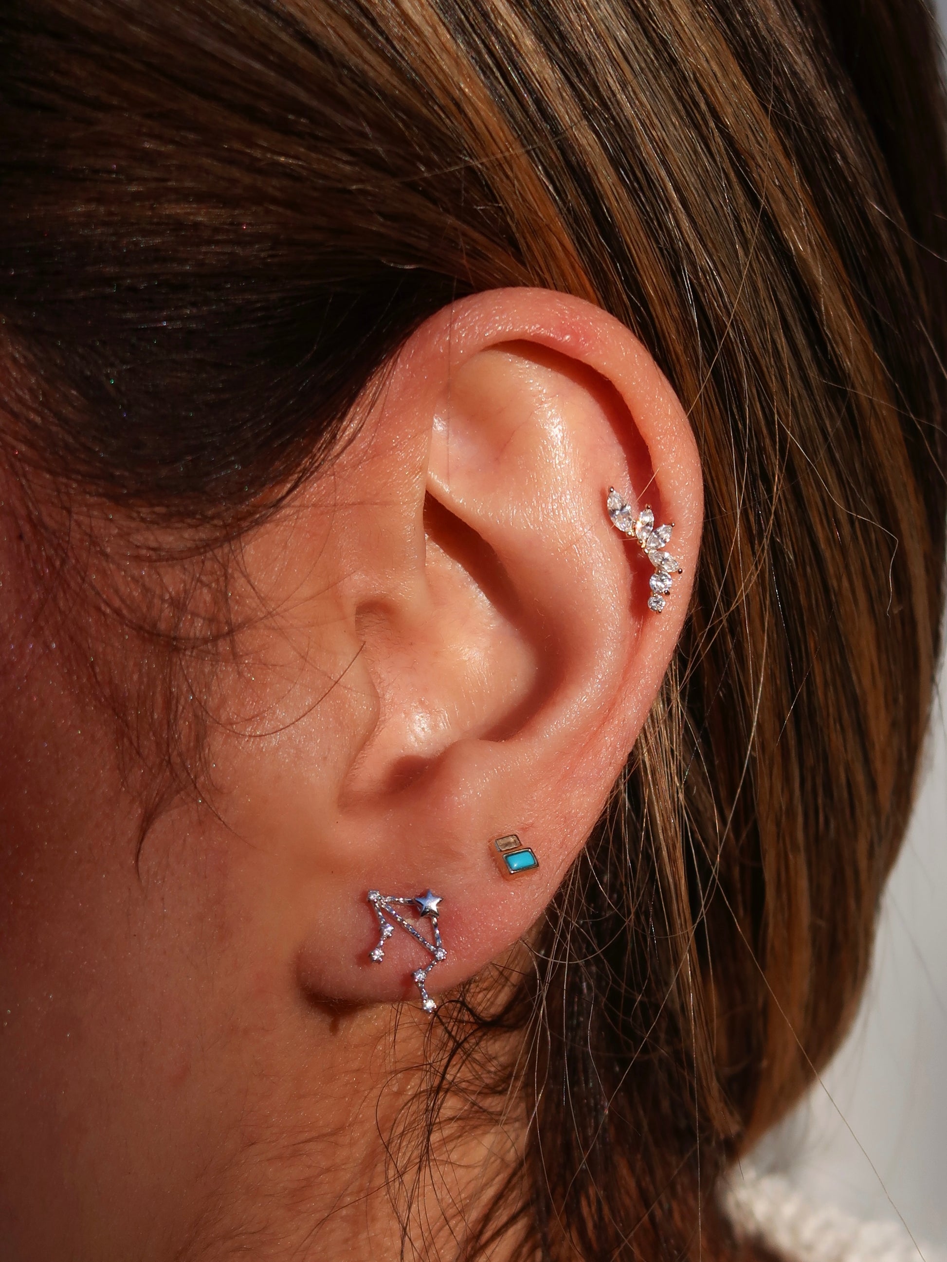 Zodiac Stud Earring - Libra