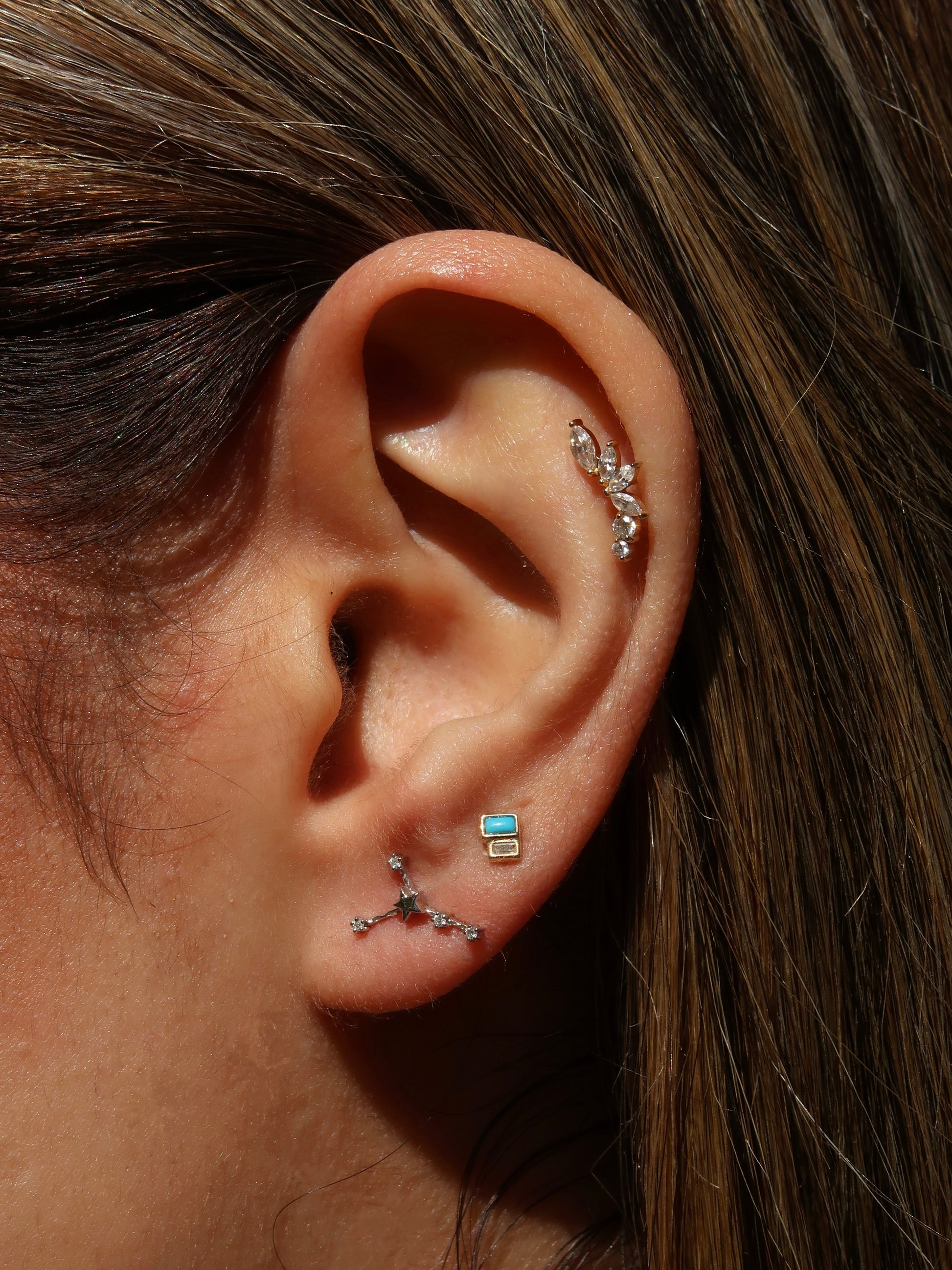 Zodiac Stud Earring  - Cancer