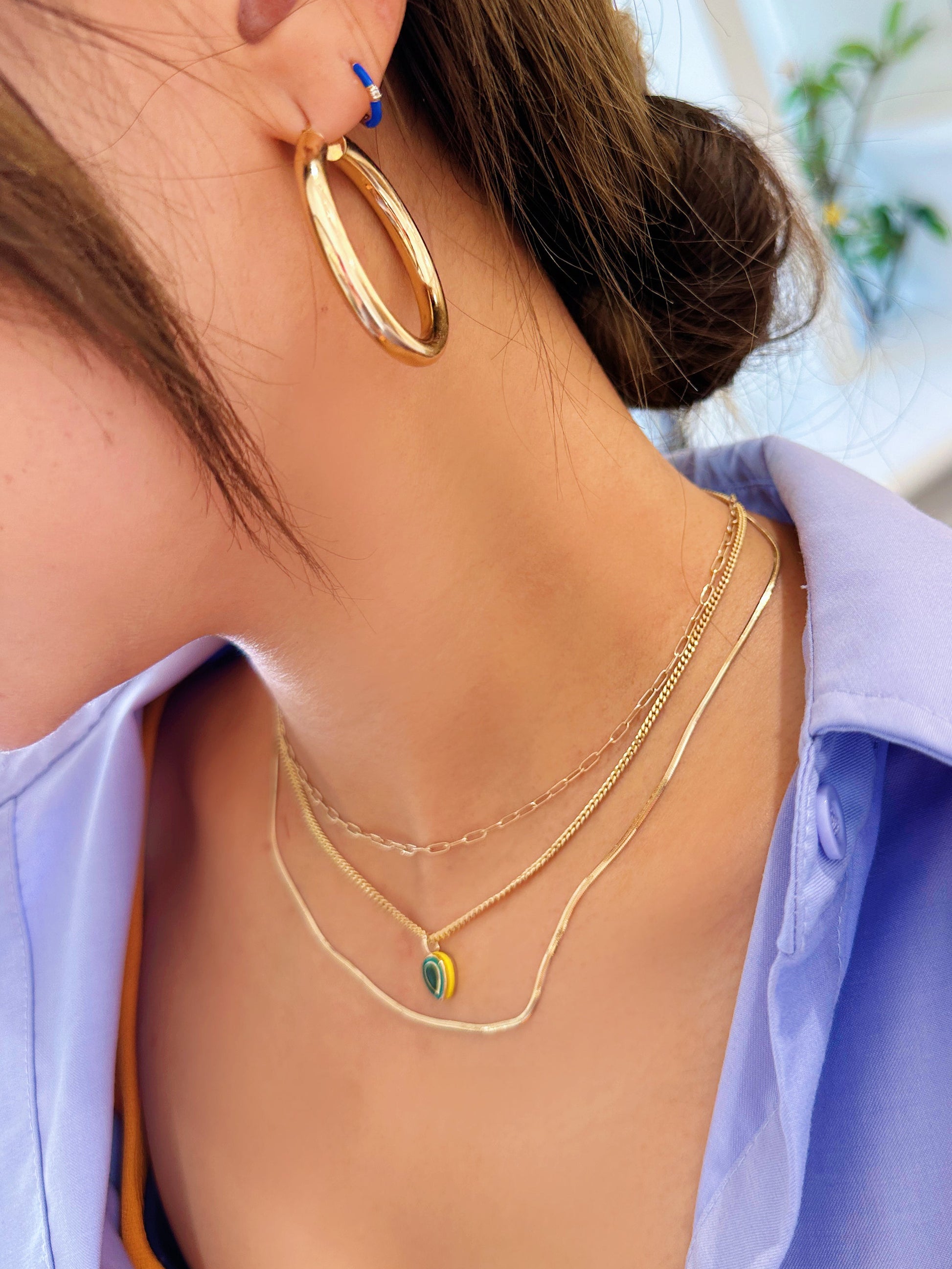 Viridian Enamel Charm