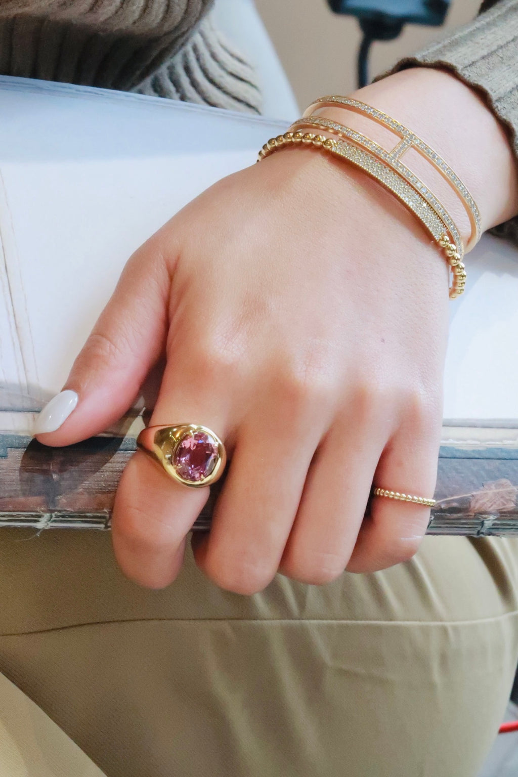 Rosé Tourmaline Ring