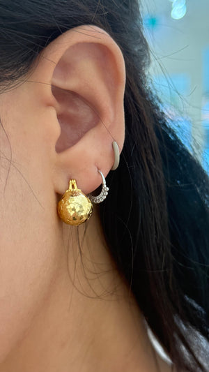 Aurora Disc Drop Earrings