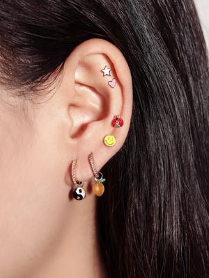 Smiley Stud Earring