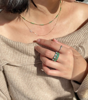 Initial Spark Diamond Necklace