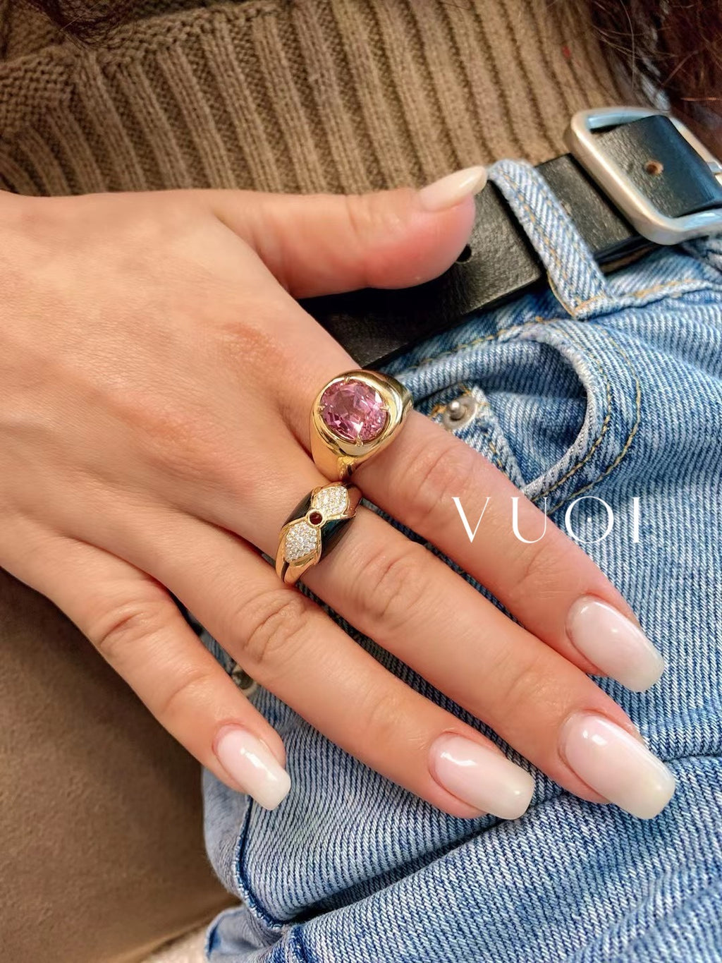 Rosé Tourmaline Ring