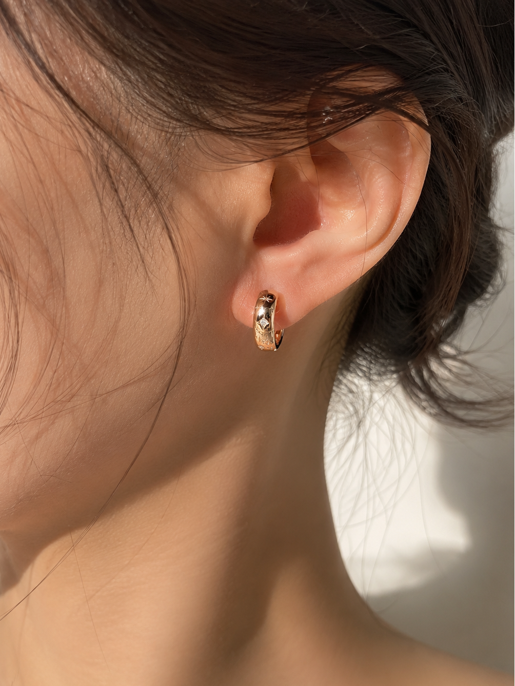 Stellar Huggie Earring