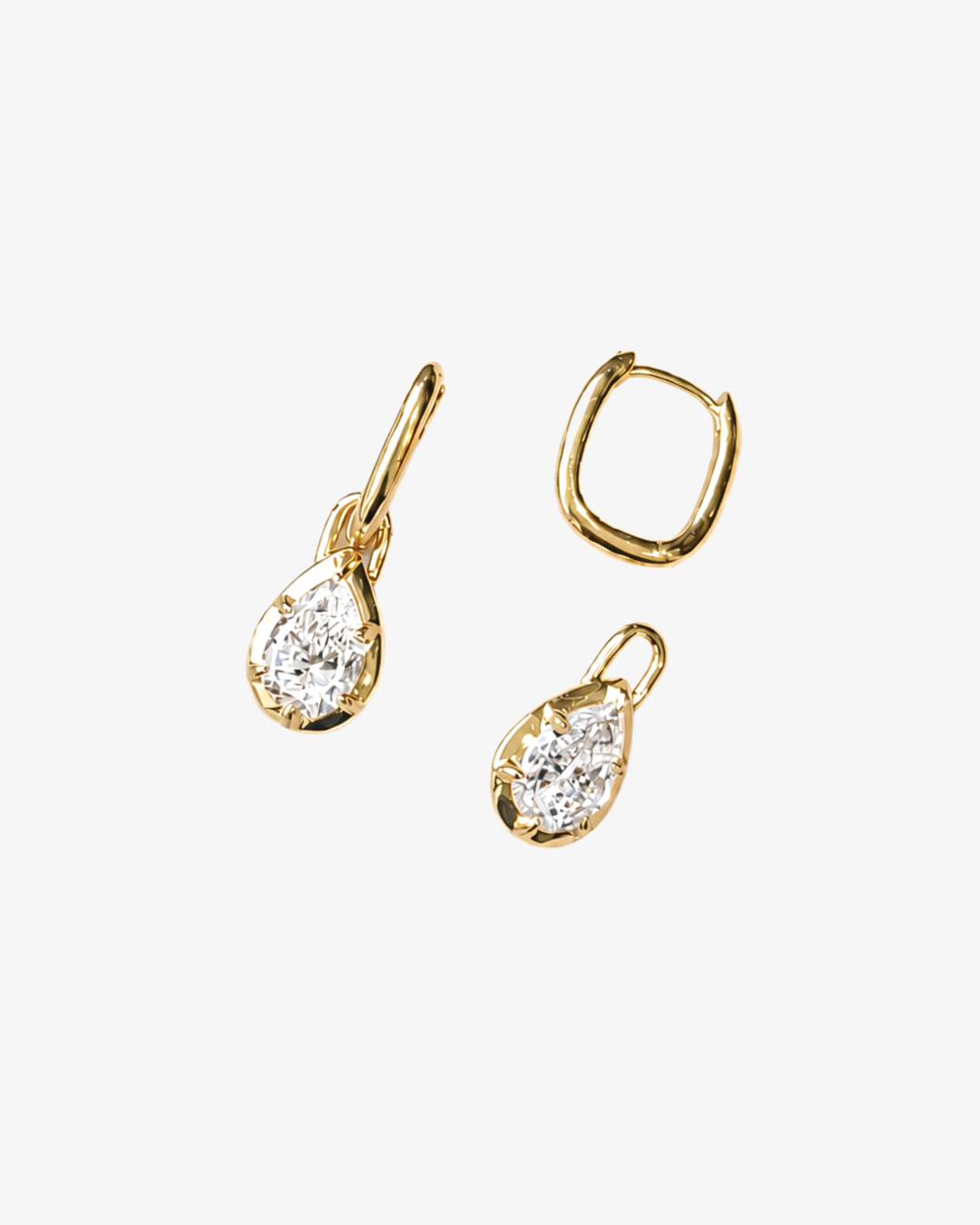 Larme Convertible Huggie Earrings