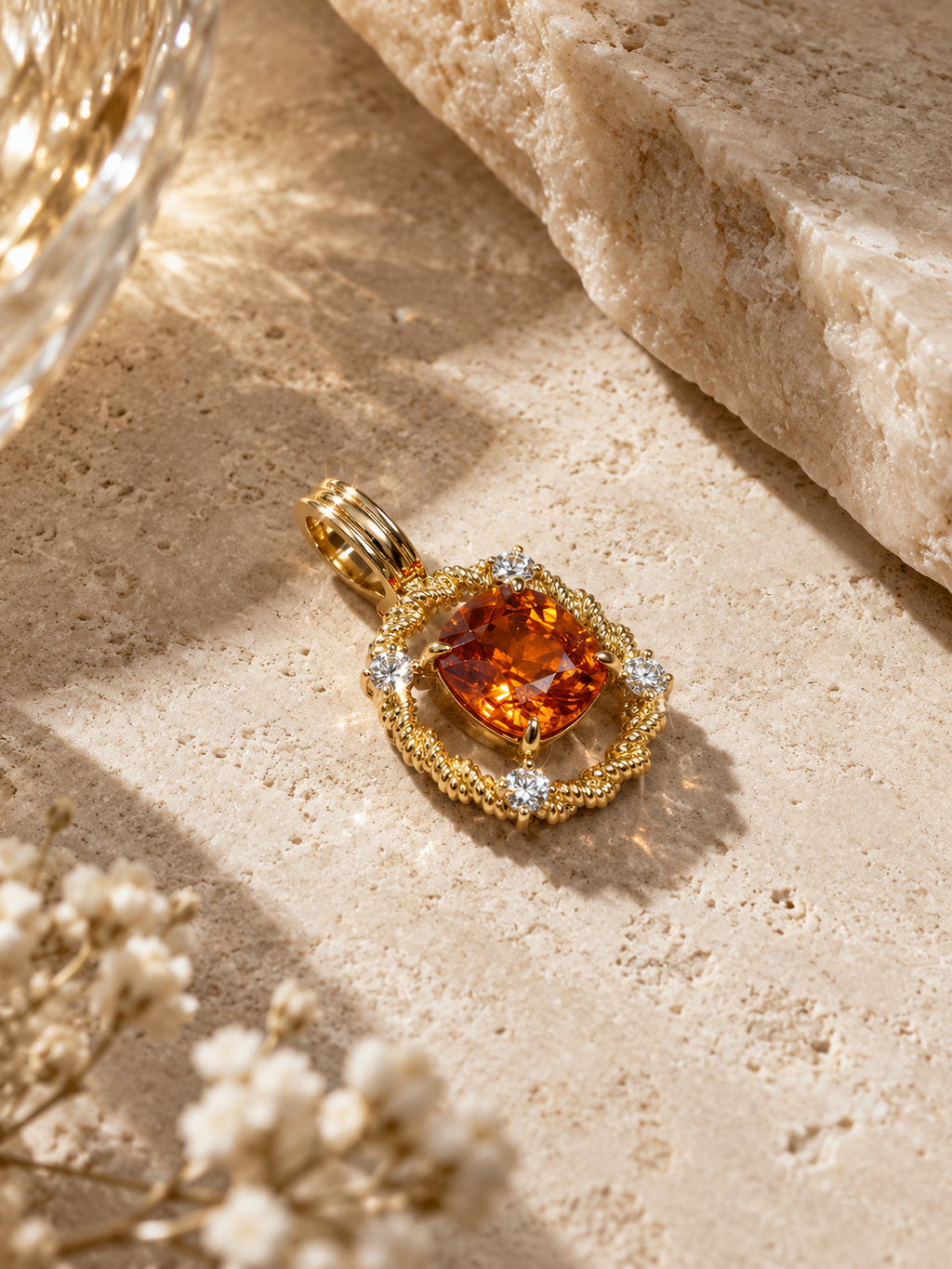 Mandarine Spessartine Pendant