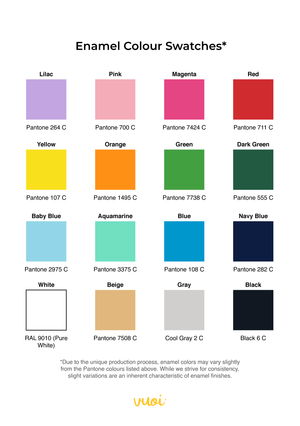 Initial Enamel Necklace