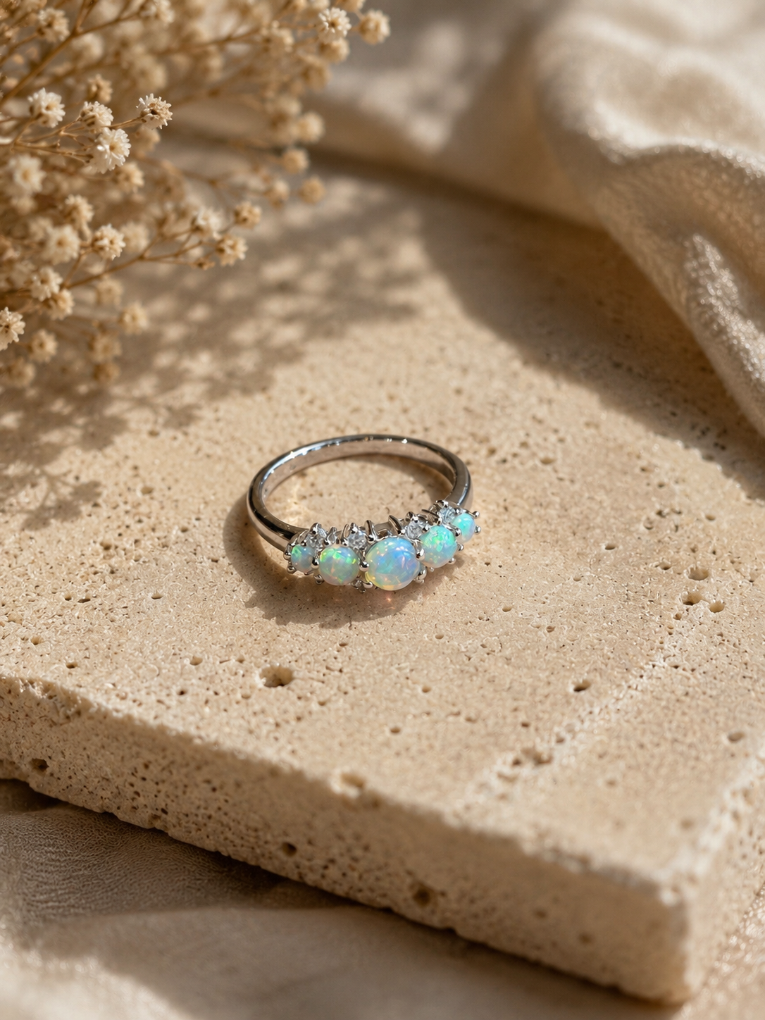 Quintette Opal Ring