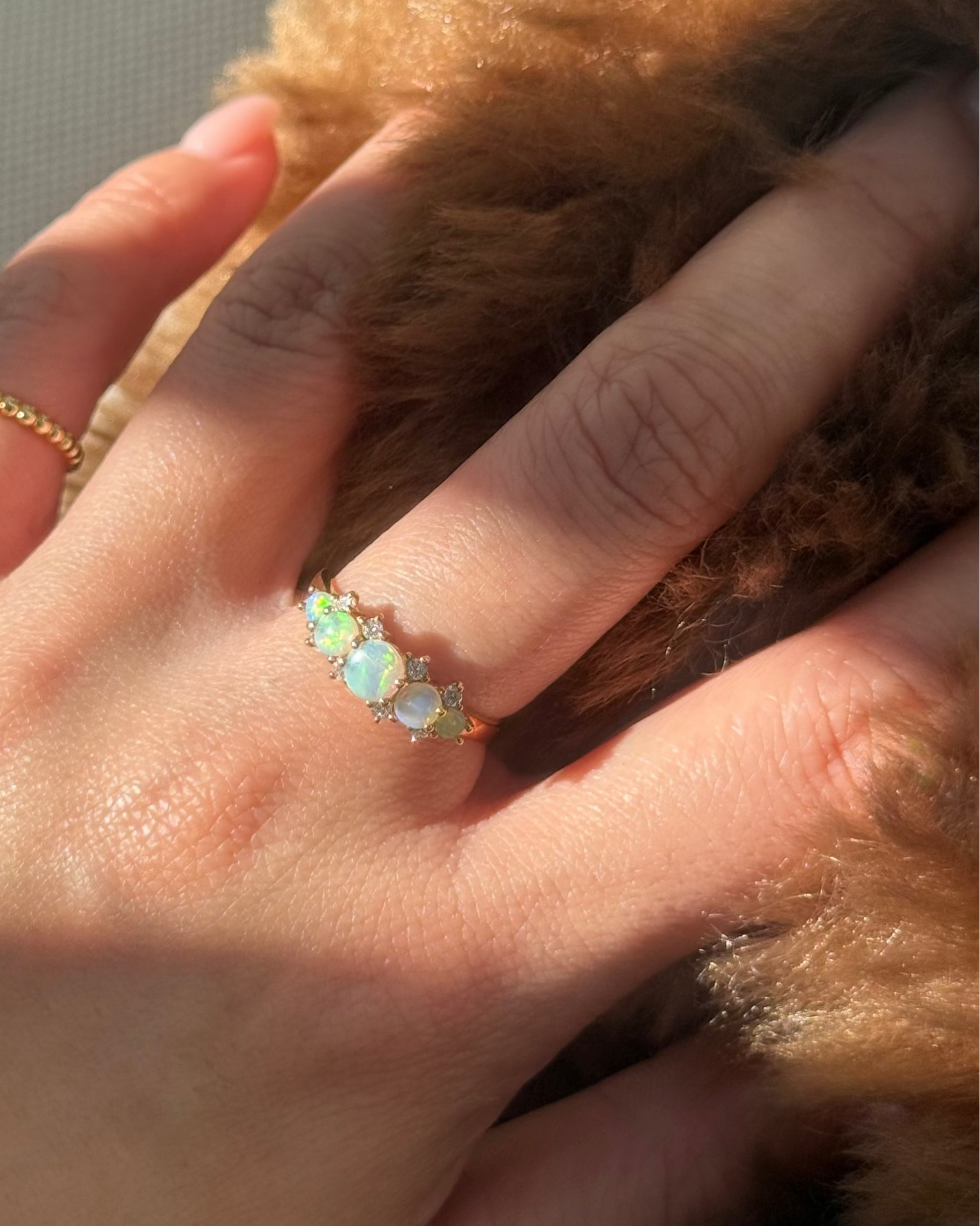 Quintette Opal Ring