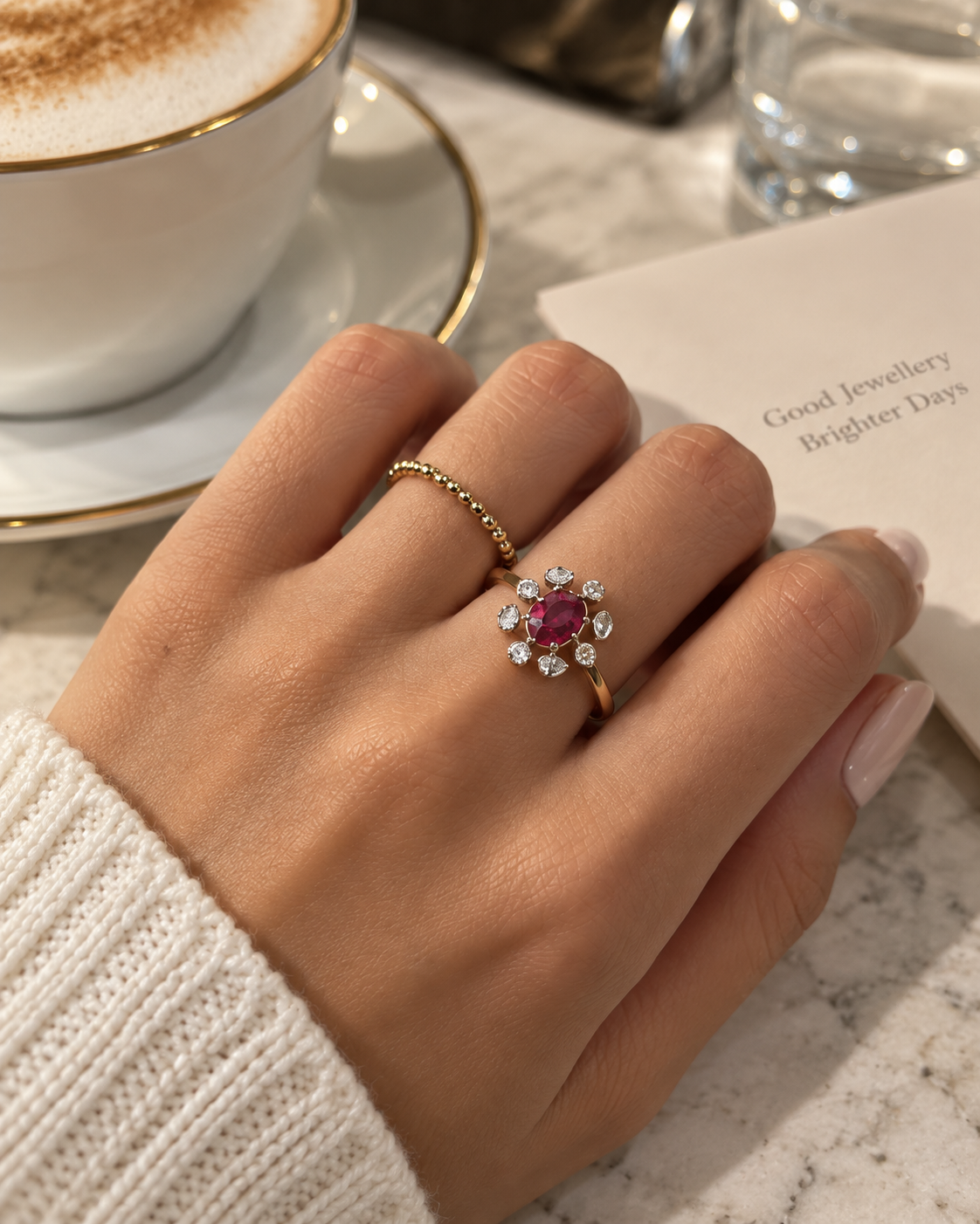 Rosace Ruby Ring
