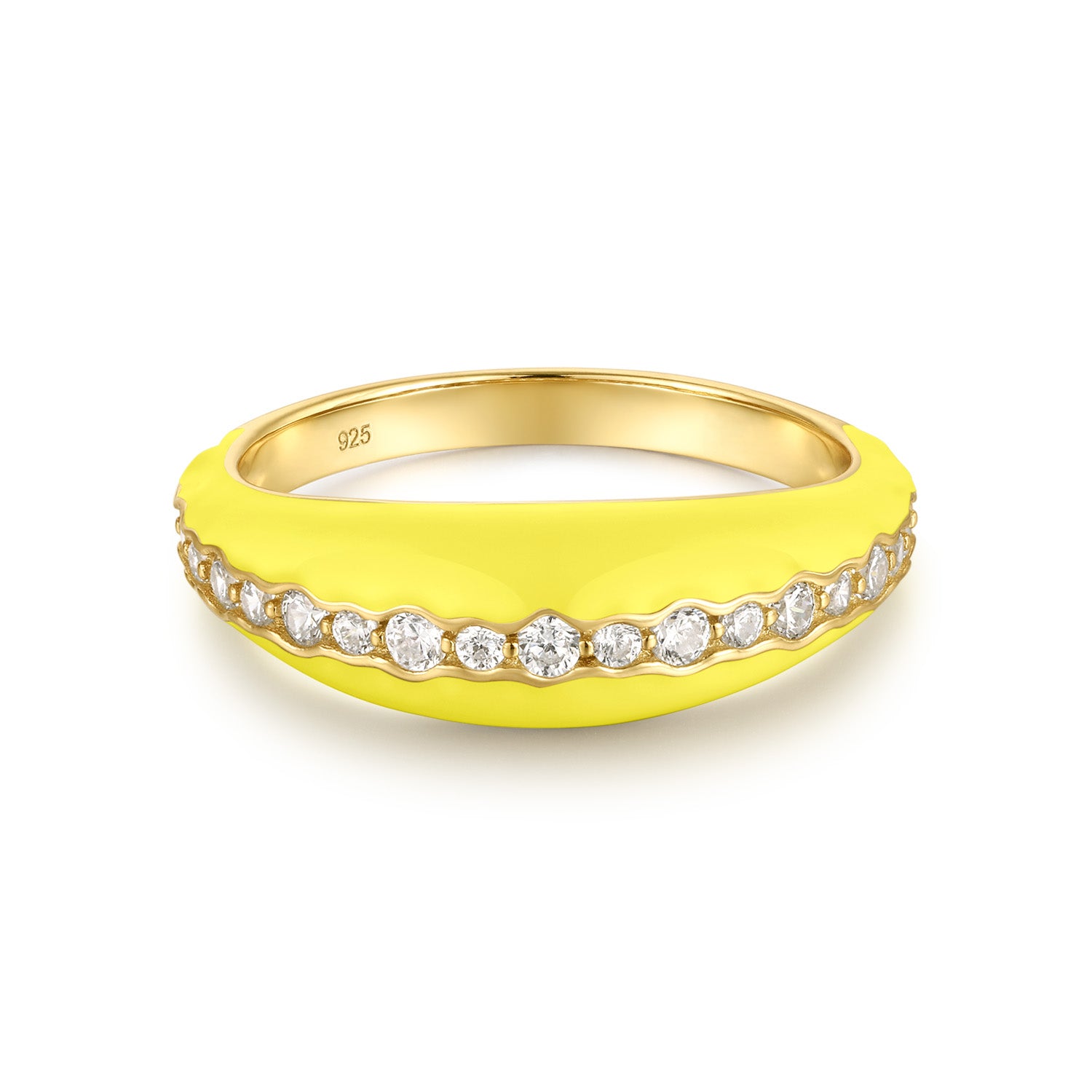 Doree Chartreuse Embrace Ring