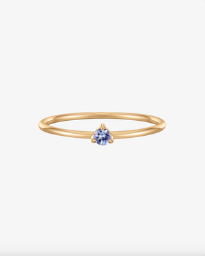 December Birthstone Tanzanite Solitaire Ring