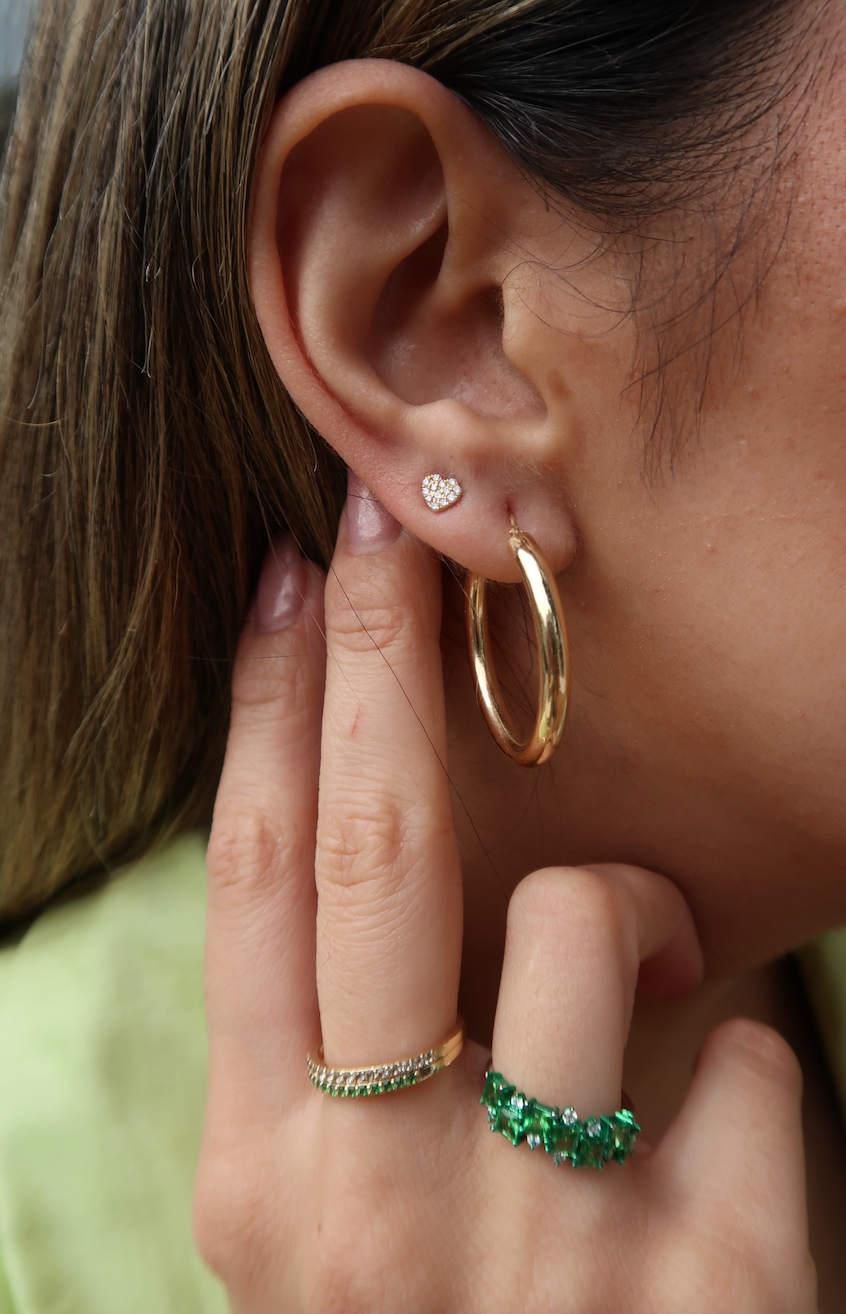 Golden Hoop Earring