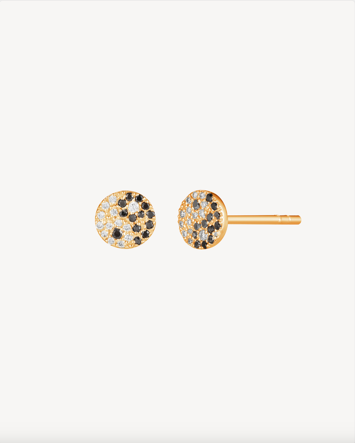 Yin Yang Diamond Stud Earring