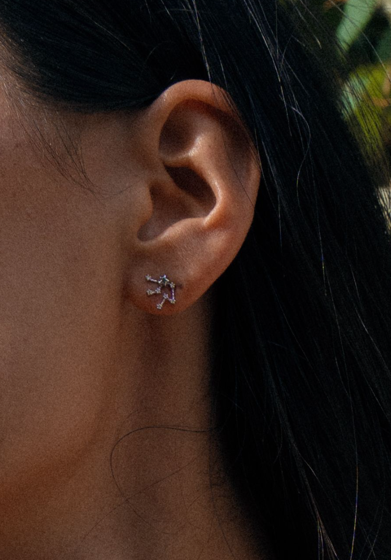 Zodiac Stud Earring - Libra