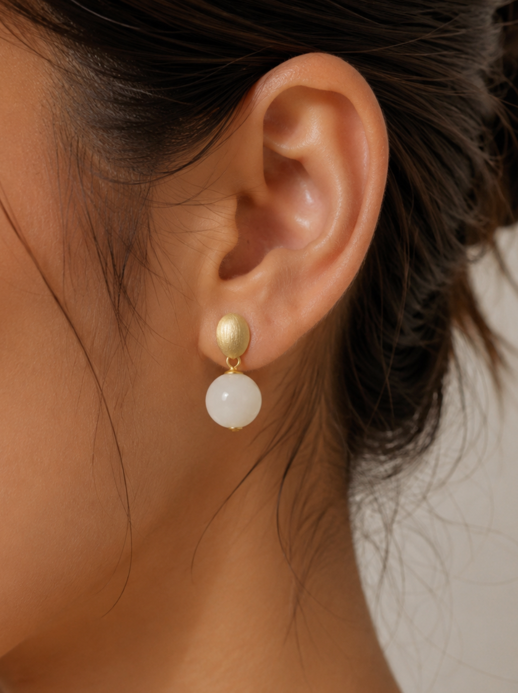 Luna Jade Drop Earrings