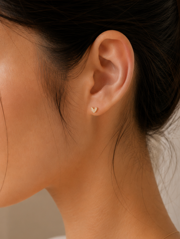 Cher Flatback Earring