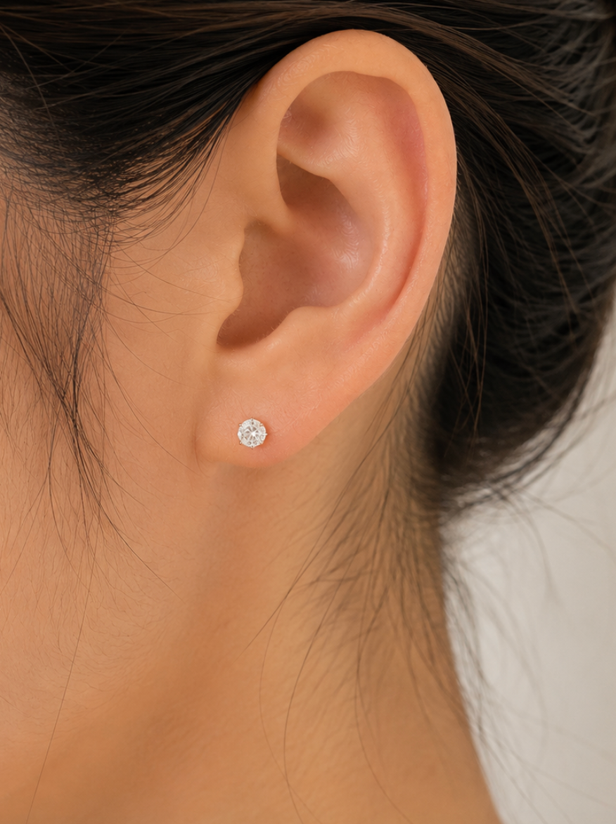 Essence Diamond Flatback Earring