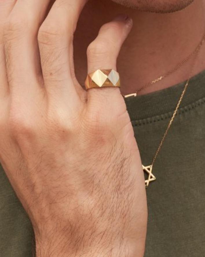 Pyramid Signet Ring