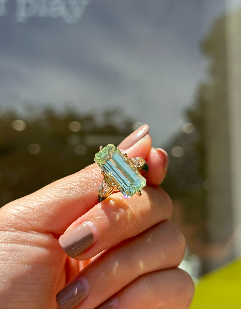 Aurora Enamel Ring