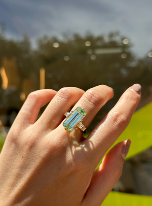 Aurora Enamel Ring