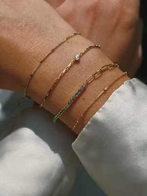 LoveChain Tennis Bracelet