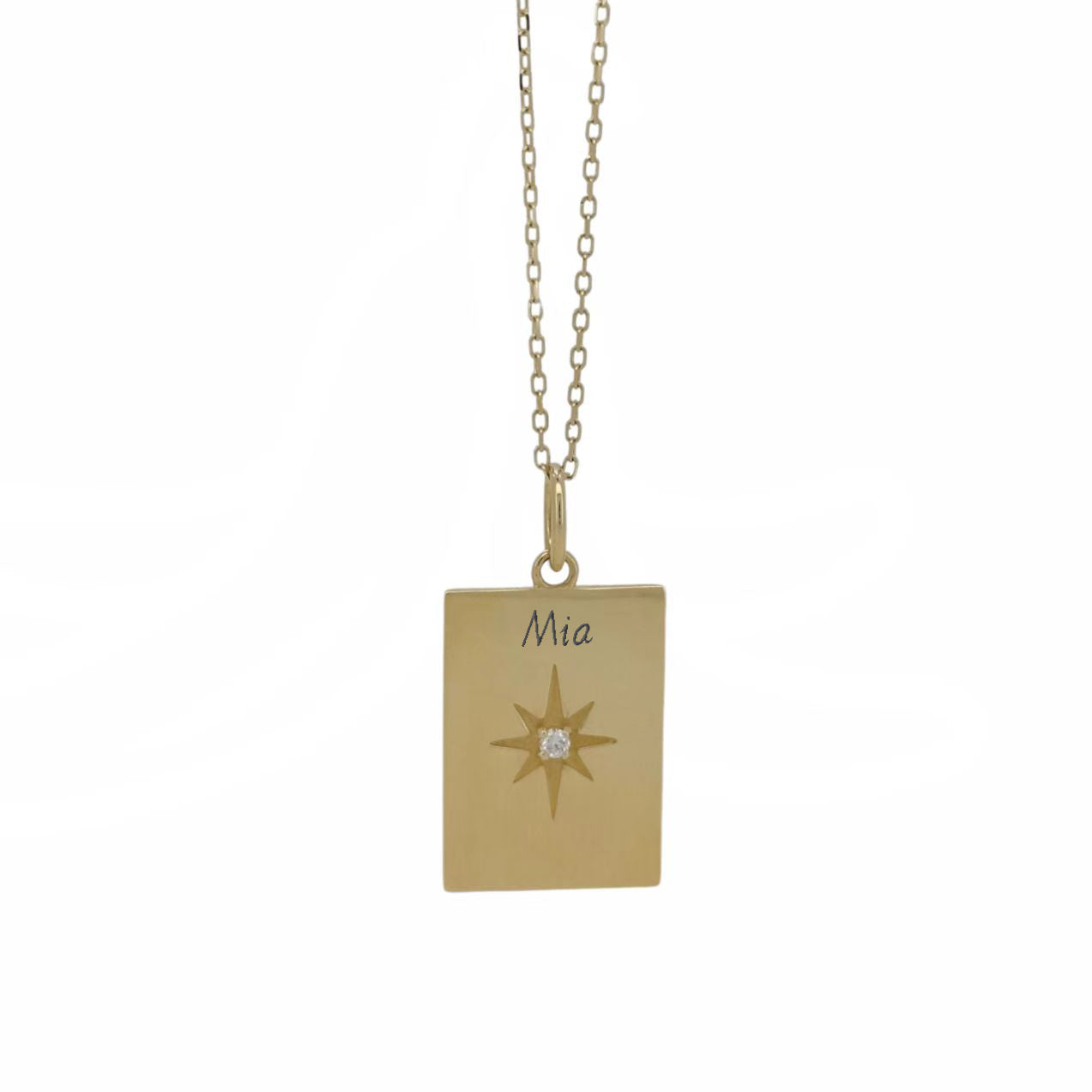 Stella Necklace in Solid Gold