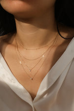 Double Chain Diamond Necklace