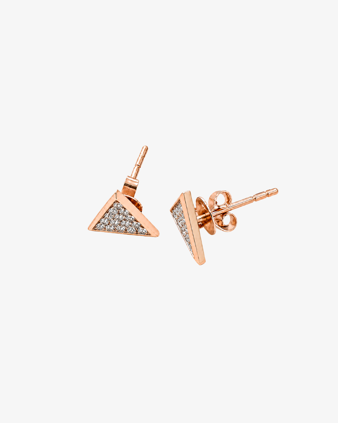 Triangle Pavé Studs
