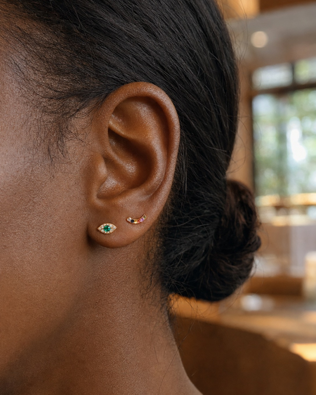 Rainbow Stud Earring
