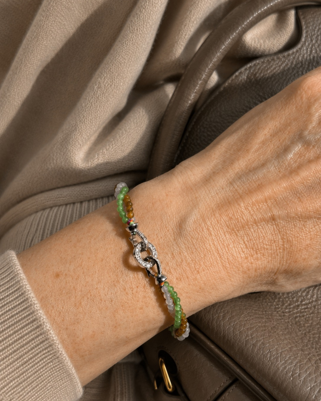 Torsade Jade Bracelet