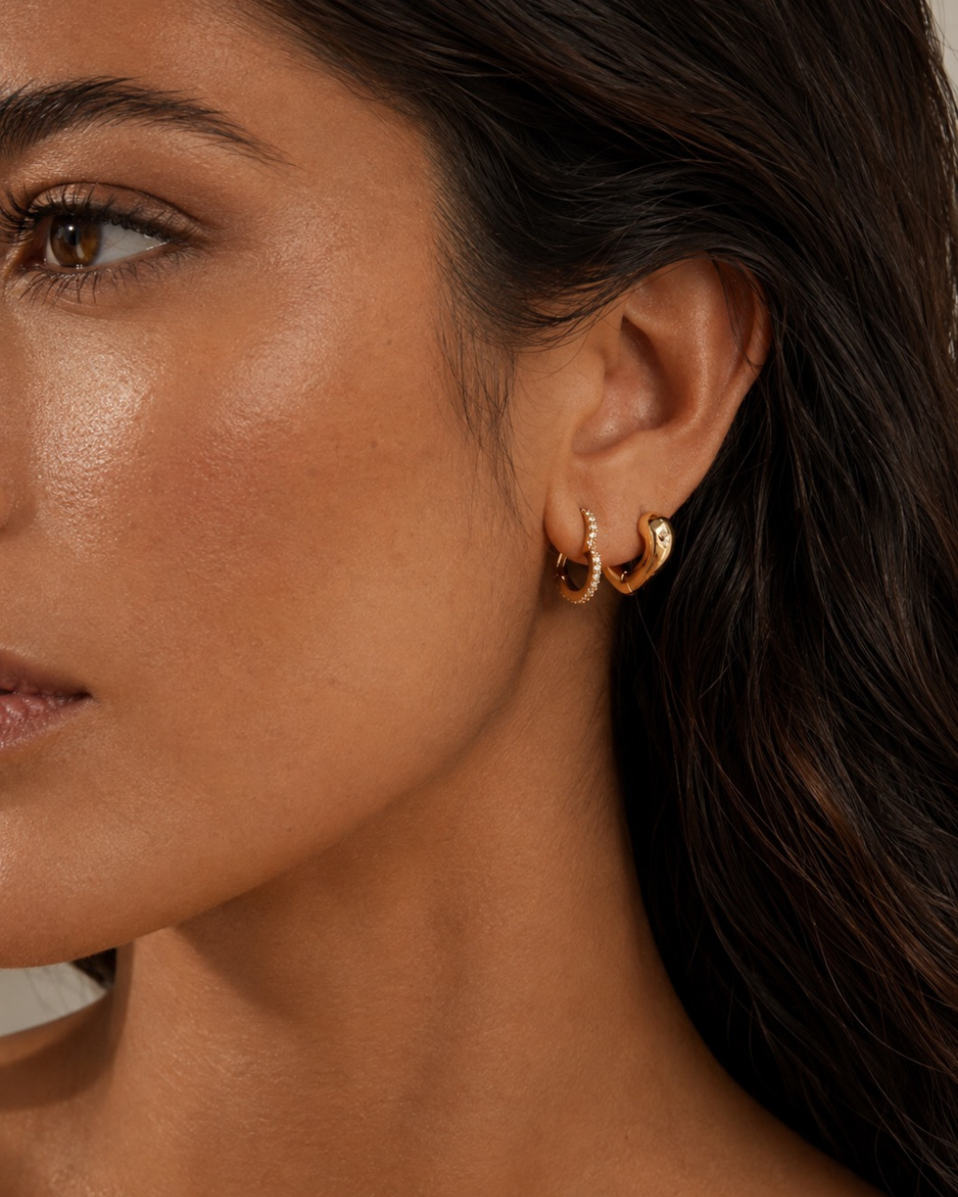 Heartbeat Hoop Earring