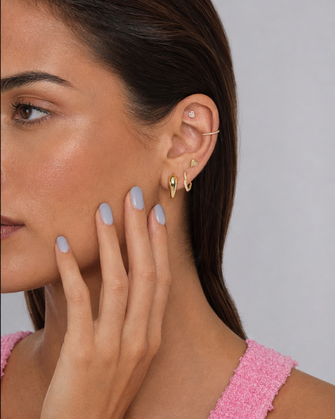 Heart Bonbons Stud Earring