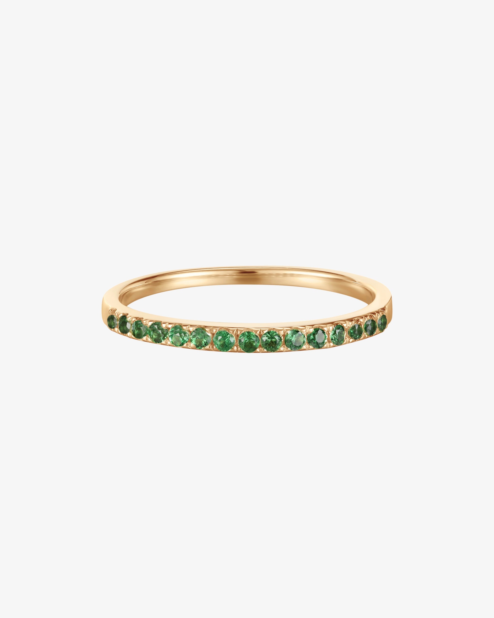 May Birthstone Eternity Ring