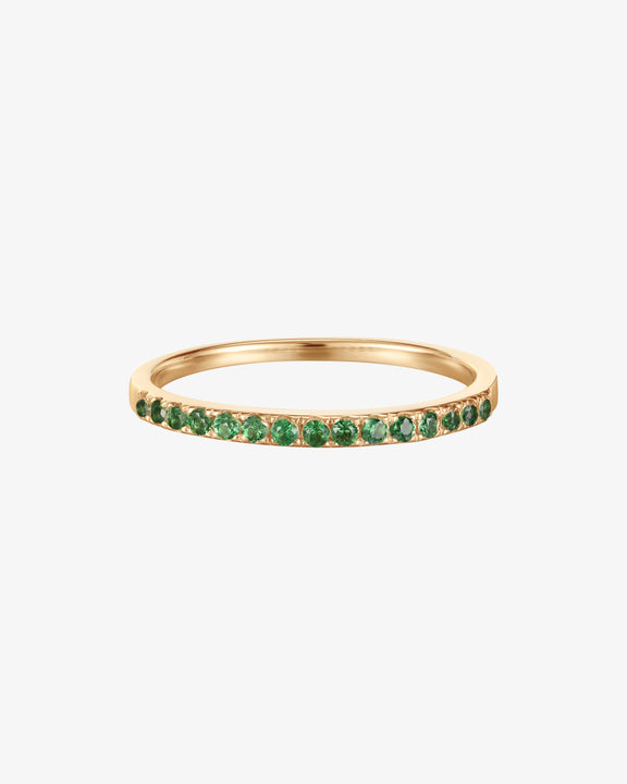 May Birthstone Eternity Ring
