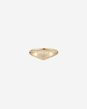 Amour Gem Signet Ring