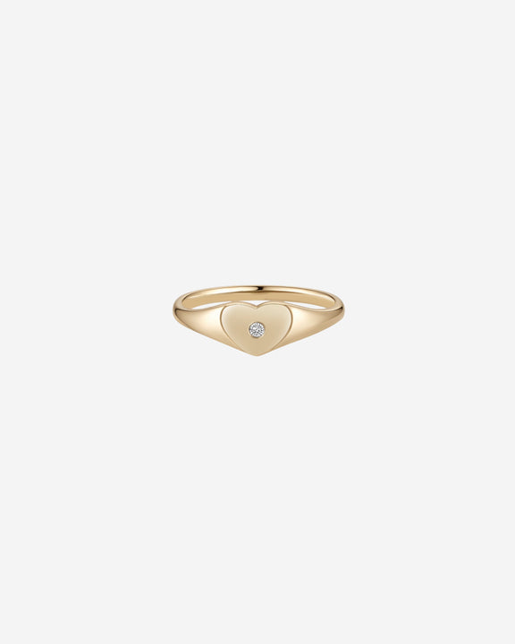 Amour Gem Signet Ring