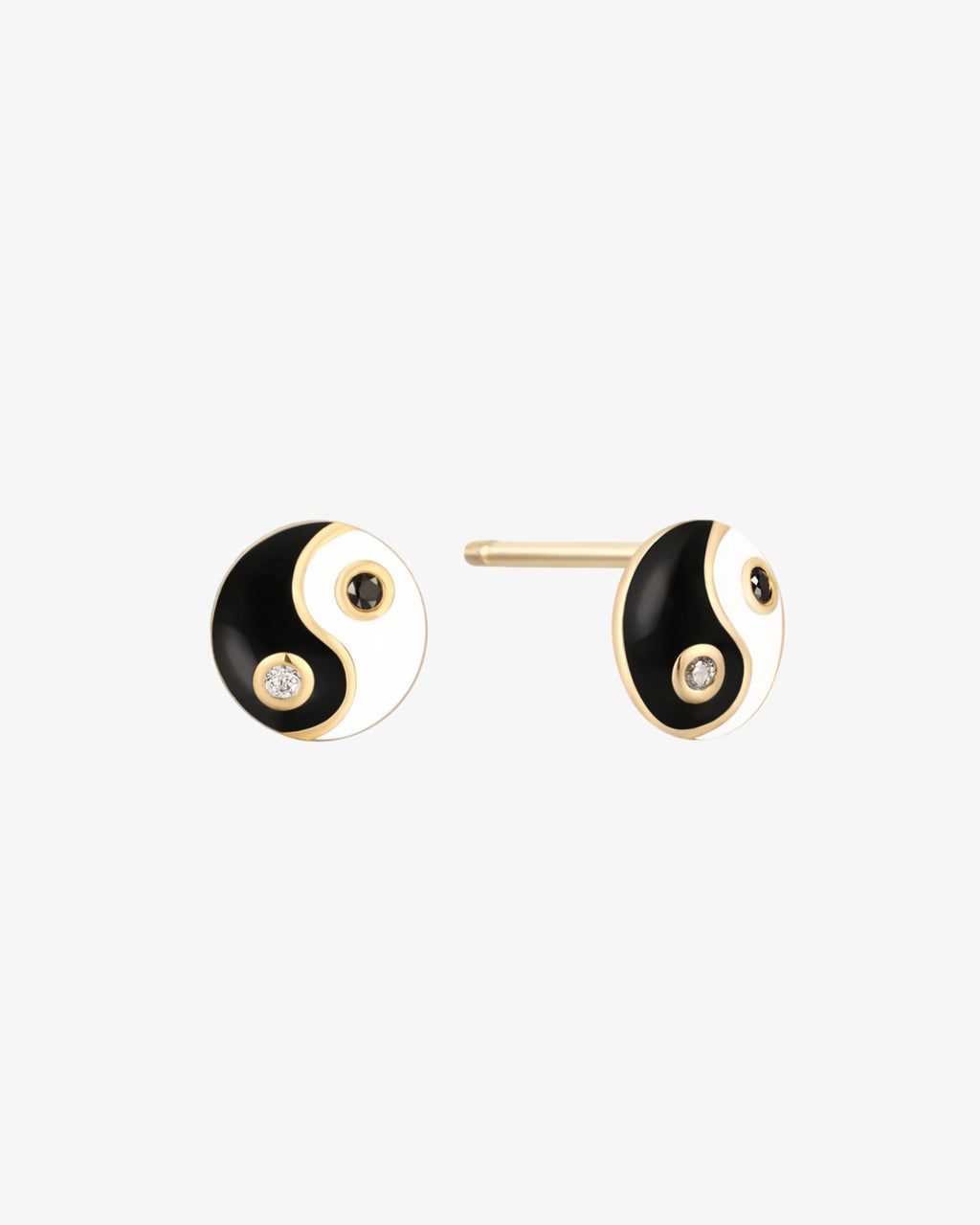 Yin Yang Stud Earring
